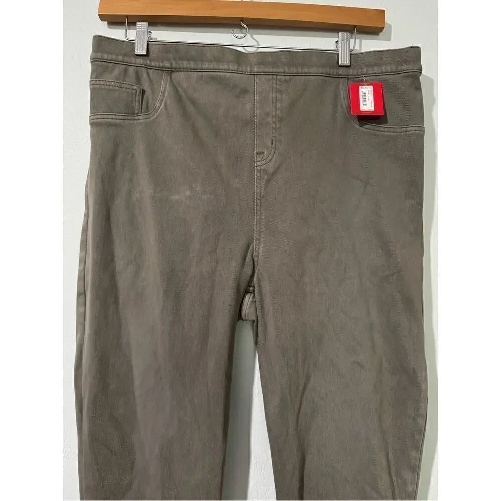 Spanx NWT 3X earthy taupe ankle Jean-ish leggings - Picture 6 of 6